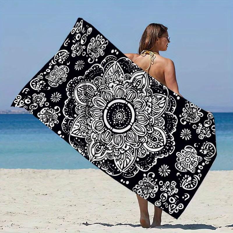 Europe, America, India, Mandala Beach Towels, Popular Microfiber Bath Towels