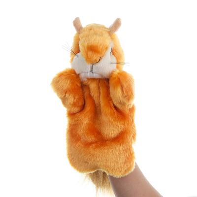 Stuffed Toy Puppet Animal Squirrel Family Doll Props
