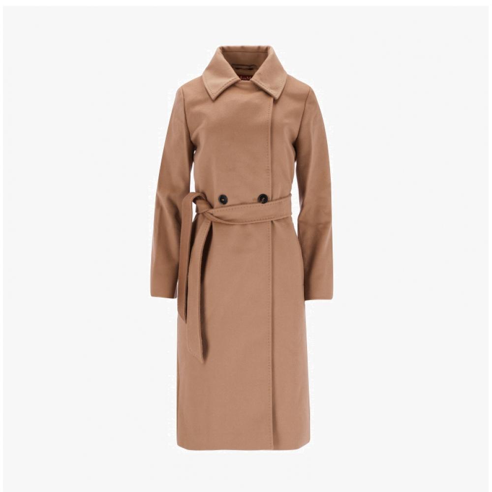 Max Mara 2426016101600 006 Bcollage Vicolag Belted Wool Women S Coat
