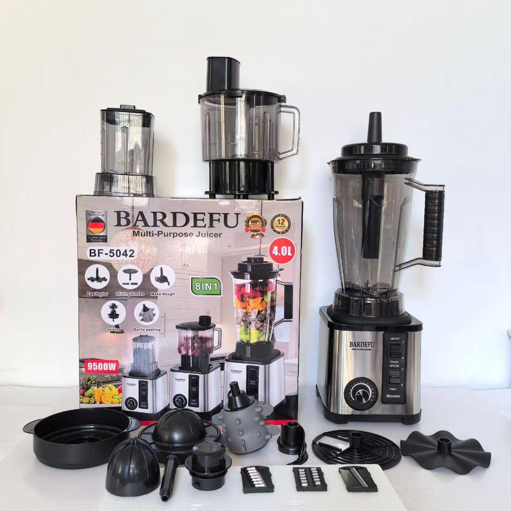 2-in-1 Multifunctional Blender & Juicer: Stainless Steel Food Processor for Fruits & Vegetables