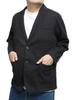 One Colors Men's Tailored Jacket, Plus Size, Striped Lining, Formal Cut, 2B Jacket, Size 4L, Black (90)