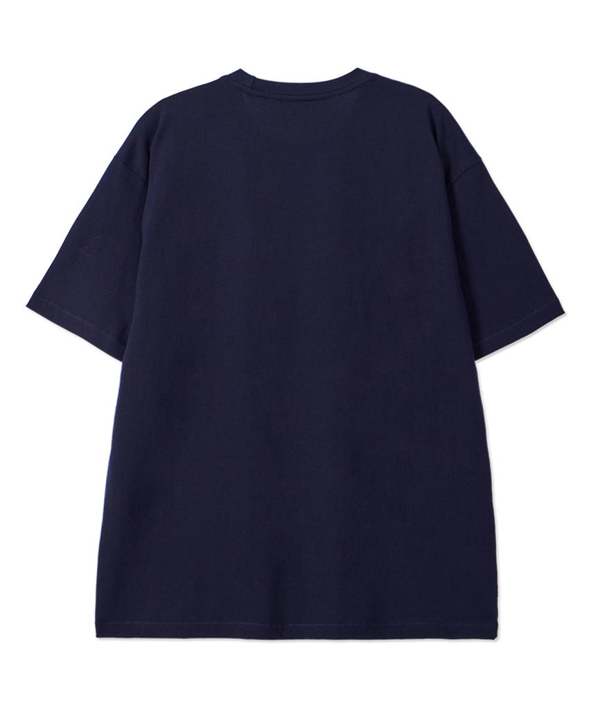 BY.L Monster Ghost Short Sleeve T-Shirt Navy