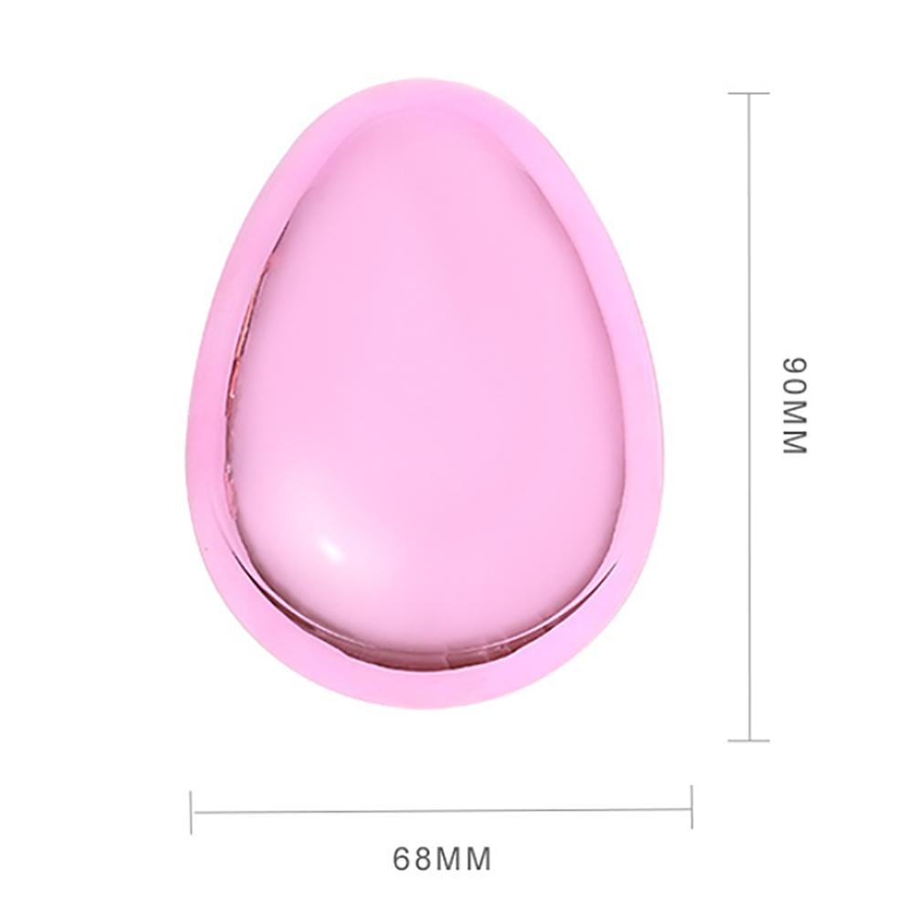 Portable Air Cushion Comb Mini Egg Comb Electroplating Material Detangling Hair Brush Dry Wet Hair Brushes Hairdressing Tools