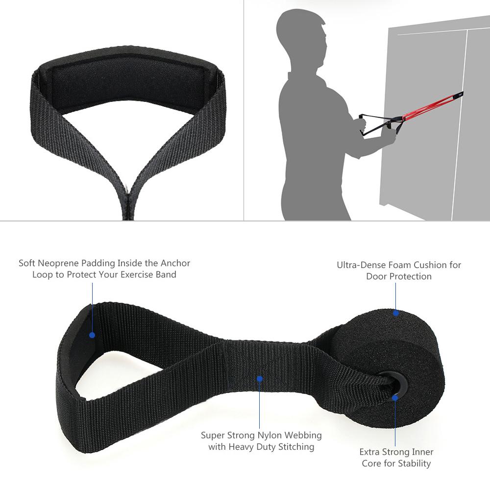 Aeike 5 pakker Pull Up Assist Bands Set Resistance Loop Bands Styrkeløft Trenings Stretch Bands