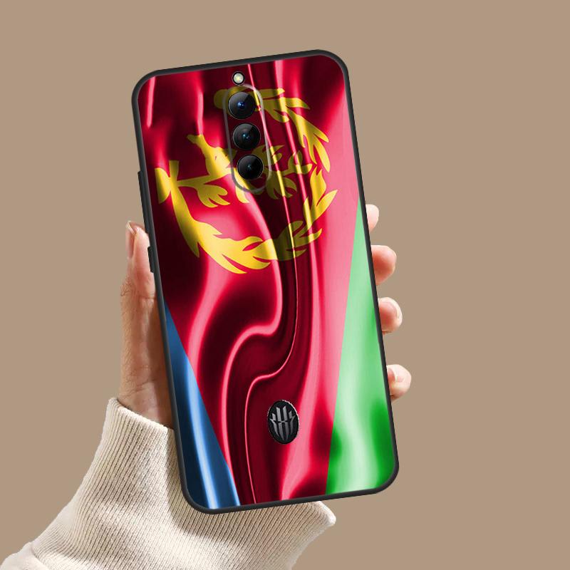 Eritrea Flag Case For ZTE Nubia Red Magic 10S 9S 8S 8 9 10 11 Pro Plus 5G 6R 6 7 6S 7S Pro 10 Air Cover