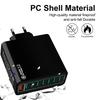 QC3.0 8-Port 30W Multi-USB Fast Charger for Mobile Phones - US/EU/KR Specs, High Power, Colorful Design