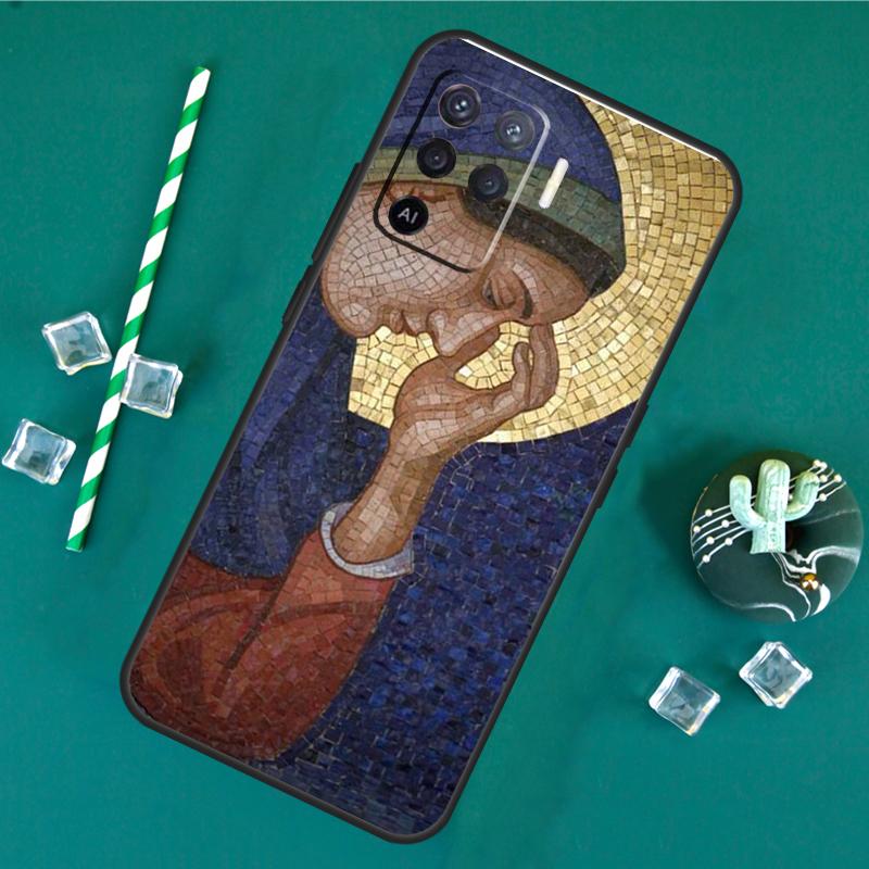 Virgin Mary Case For Oppo A80 A40 A60 A16 A76 A96 A91 A15 A17 A74 A94 A54 A57S A18 A38 A58 A78 A98 Cover