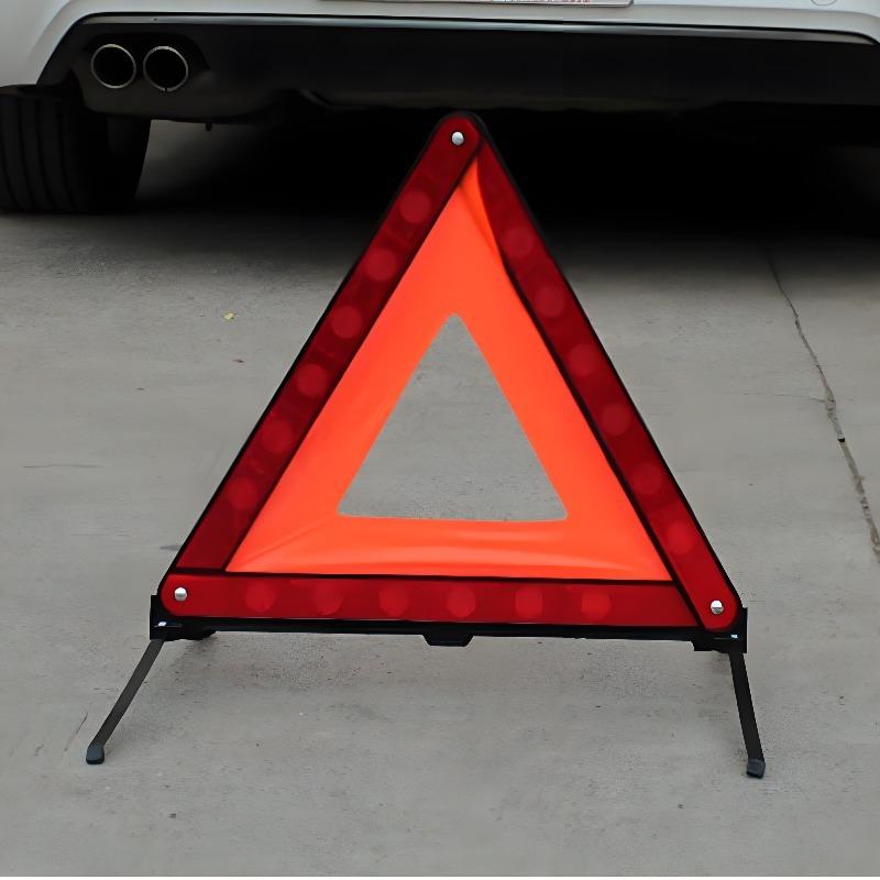 Car Triangle Reflective Tripod Emergency Breakdown Warning Sign Car Accessories