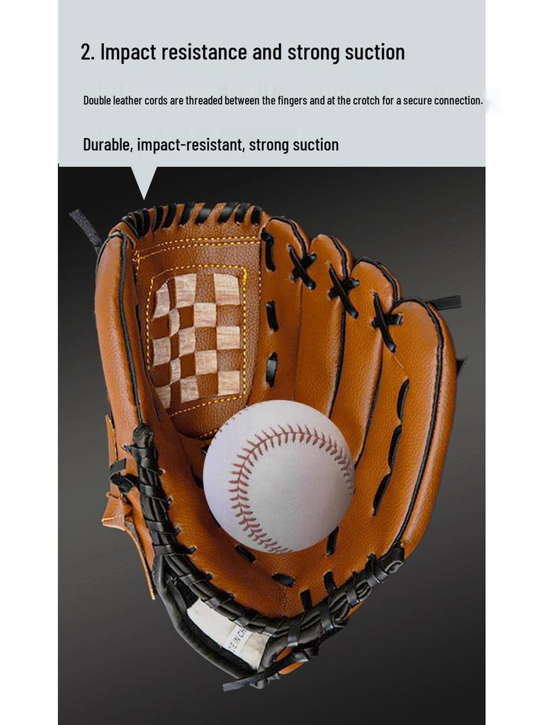 Adult & Youth PU Baseball Batting Gloves - Thickened Softball Pitcher's Gloves