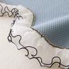 French Cream Wind Cooling Sofa Cushion  New Straight Row One-Piece Combination Sofa Seat Cushion Fixed Cover
