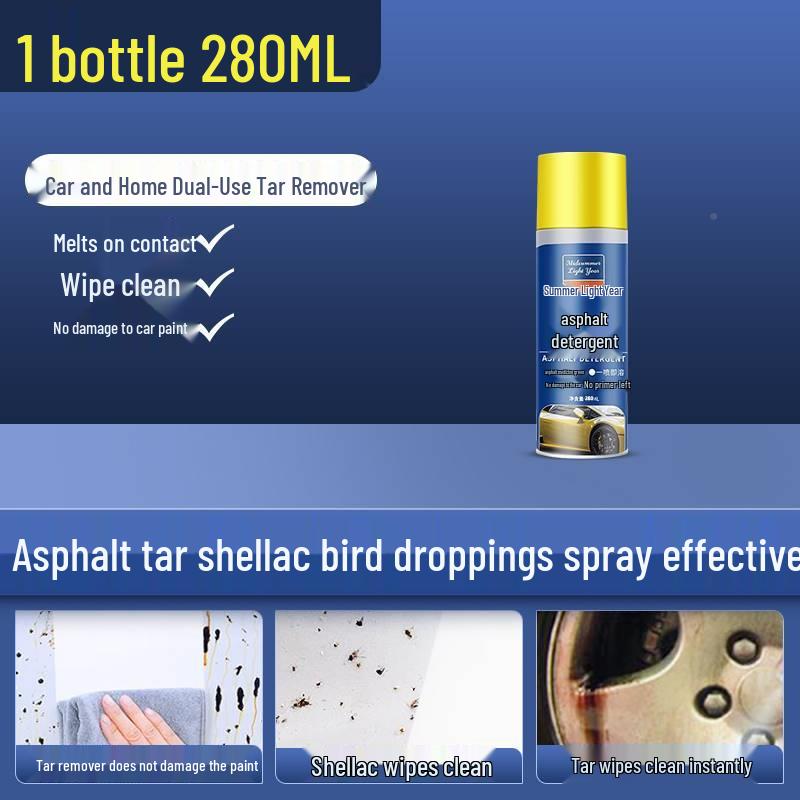 Asphalt & Stain Remover: Effective Car Wash for White Vehicles - Tackles Tree Sap and Gum