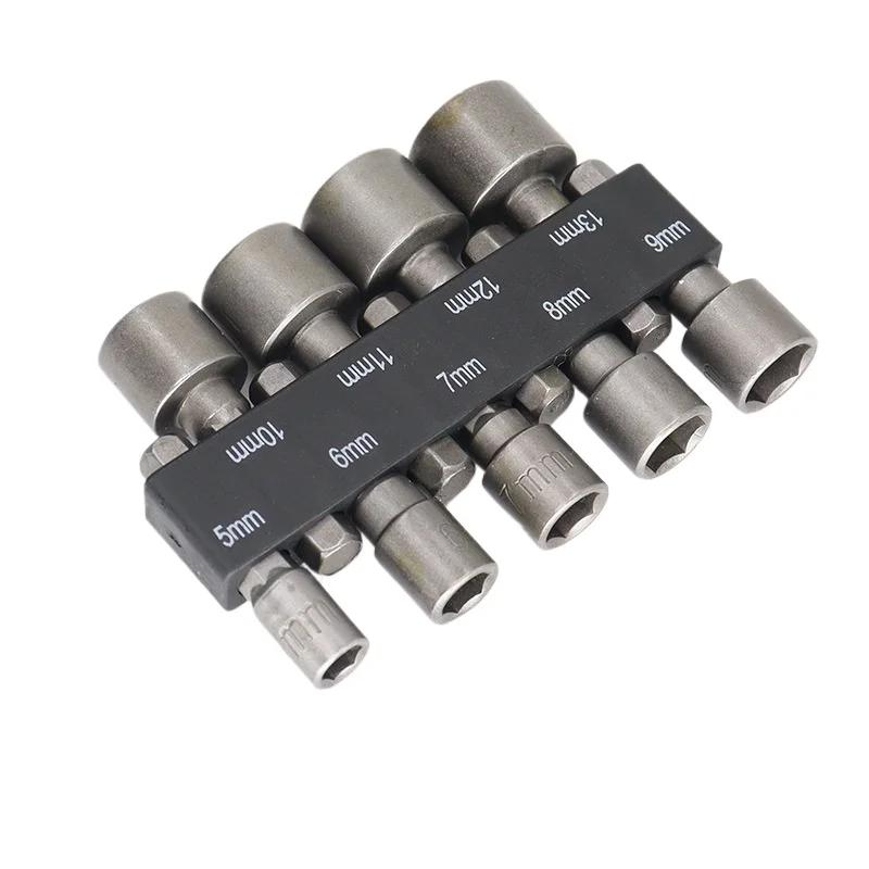 

9-14 шт. 5 мм-13 мм Шестигранные торцевые головки Насадки-гильзы Набор гайковертов Набор отверток Schroevendraaier Set Наборы бит Инструменты Торцевые ключи
