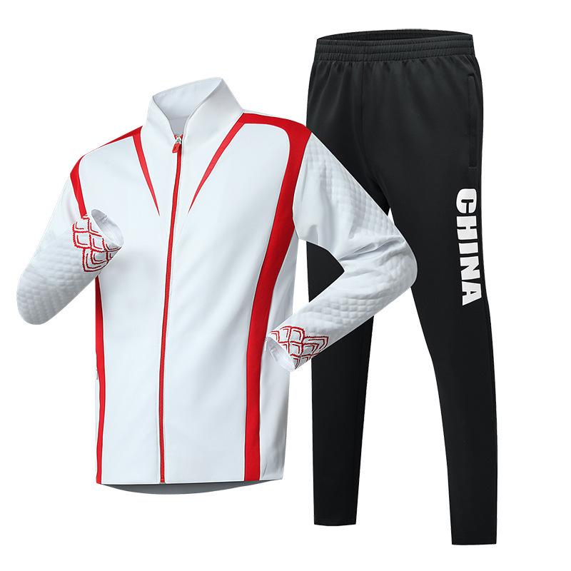 Chinese Wushu Coach Team Sports Uniform for Training & Competitions - Spring/Autumn