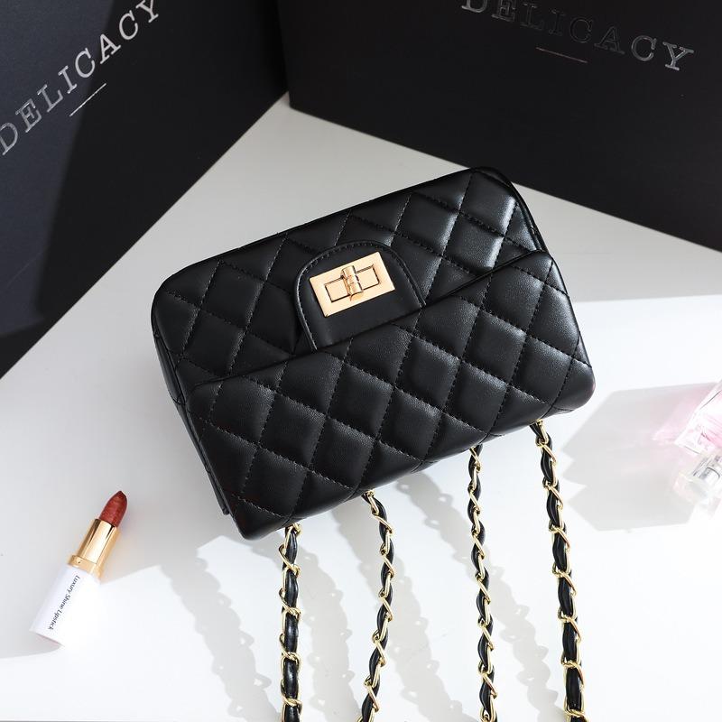 Vară nouă modă geantă de umăr cu diamante casual versatilă cu lanț crossbody geantă pătrată mică geantă de damă