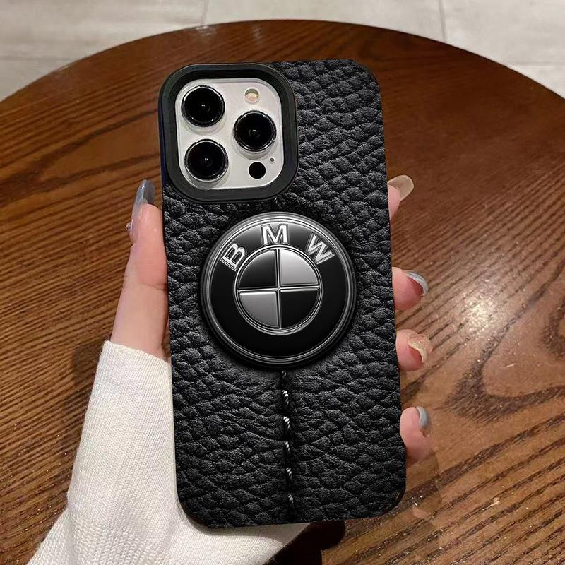Silicone Car Phone Case Protector For IPhone 17 16 15 14 13 12 11 Pro Max X XR Max Plus Promax For BMW Logo Phone Shell Sticker rvsh75
