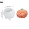 Halloween Pumpkin Silicone Mold Diy Aromatherapy Candles Drip Resin Plaster Ornaments Mould Handmade Soap Candle Making