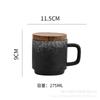 Minimalist Ceramic Mug With Lid Office Student Couple Gift 450ml Porcelain Coffee Cup European Style