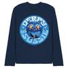 K-Pop Demon Hunters Unisex Adult Derpy & Sussie Badge Long-Sleeved T-Shirt