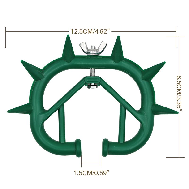 5PCS Cattle Nose Ring Plastic Calf Weaner Thicken Plastic Cattle Nose Rings Anti Sucking Milking Stop Kits Livestock Equipments