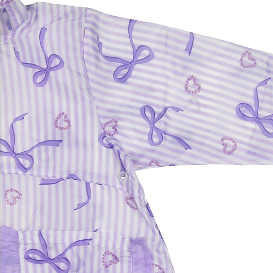 [Children's Clothing] Kids Foret (Kids Foret) Ribbon and Unicorn Pattern Frilled Raincoat SL B81875