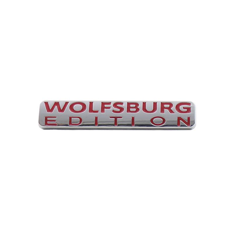3D Premium WOLFSBURG EDITION for Car Fender Trunk Rear Bonnet Decal Emblem Badge Sticker