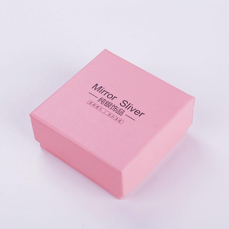 Jewelry box - stylish sterling silver tag exquisite necklace box, earring box, ring packaging box