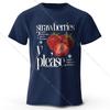 Modernes Erdbeer-Grafik-T-Shirt 100% Baumwolle - Elegantes zeitgenössisches Design Atmungsaktives Alltags-Essential