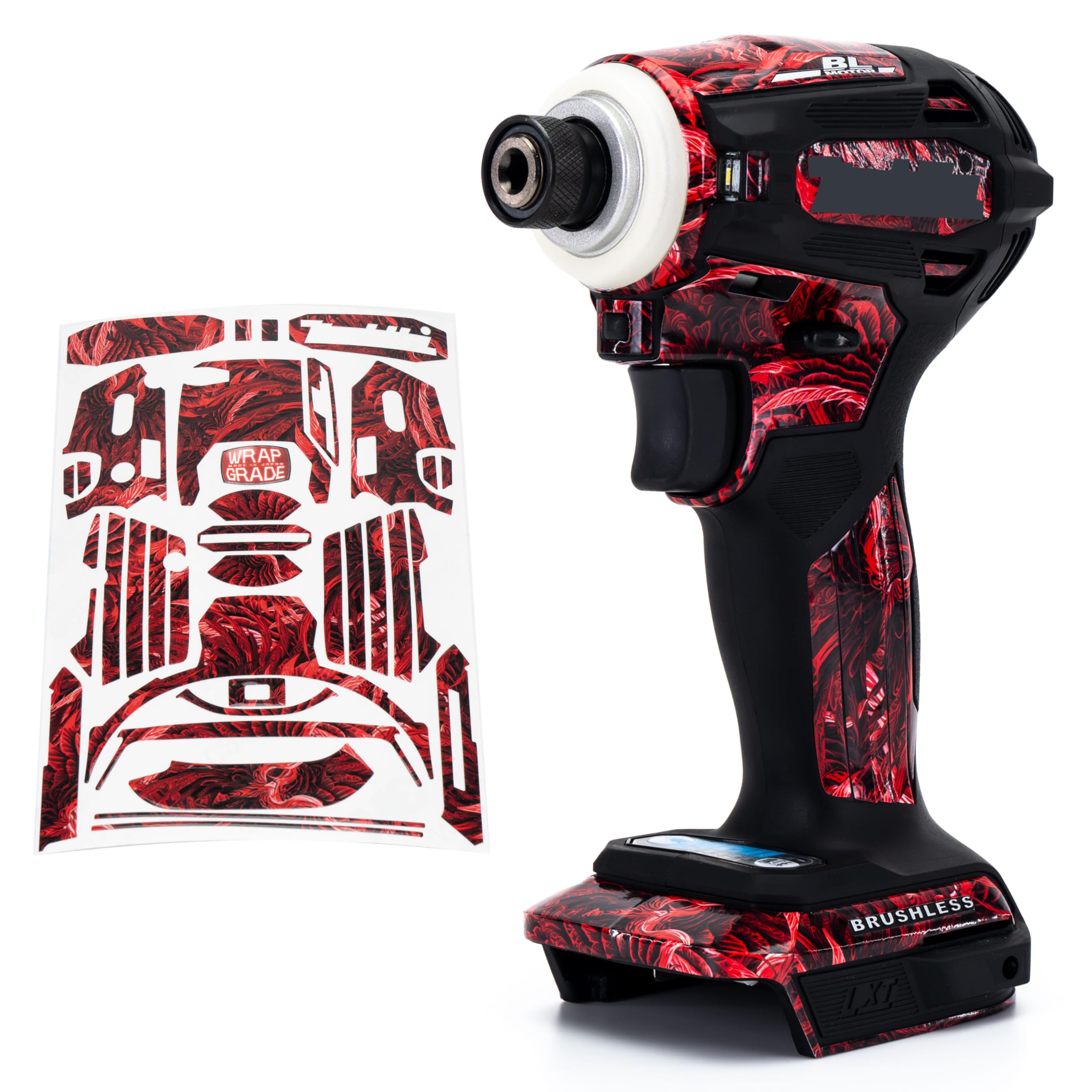 

WRAPGRADE Custom wrap for Makita TD172D Feather (Phoenix Red)