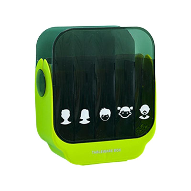 

Кухонная утварь Держатель для палочек для еды Настенная настольная сушилка 7 решеток для ложки Многофункциональная сушка зелёный