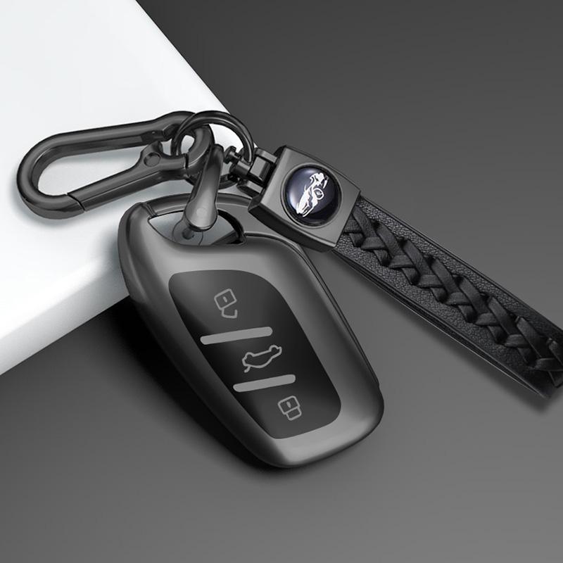 TPU Car Key Case Cover For Roewe RX5 MG3 MG5 MG6 MG7 MG ZS GT GS 350 360 750 W5 Accessories Car-Styling Keychain