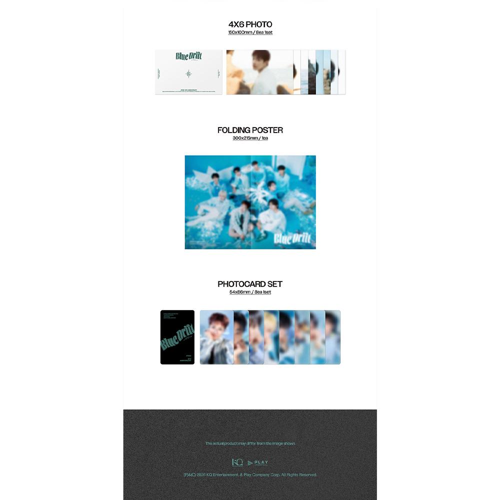 [Pre-order] ATEEZ - 8th Anniversary PHOTOBOOK Blue Drift