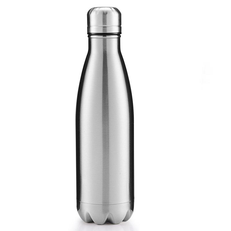 750/500ml Solid Insulated Bottle Stainless Steel Jug with Lid Large Capacity Ice Coffee Cup Portable Travel Home Summer Gift