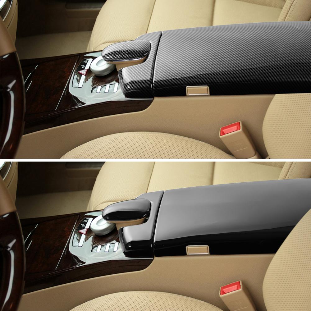 3Pcs/Set Car Center Console Lid Armrest Box Trim Protective Cover For Mercedes Benz W221 Class S S350L S600L S500L 2007-2013
