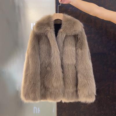 Winter Fur Autumn Winter New Thickened Time Short Casual Small Fragrance Jacket Fur Coat