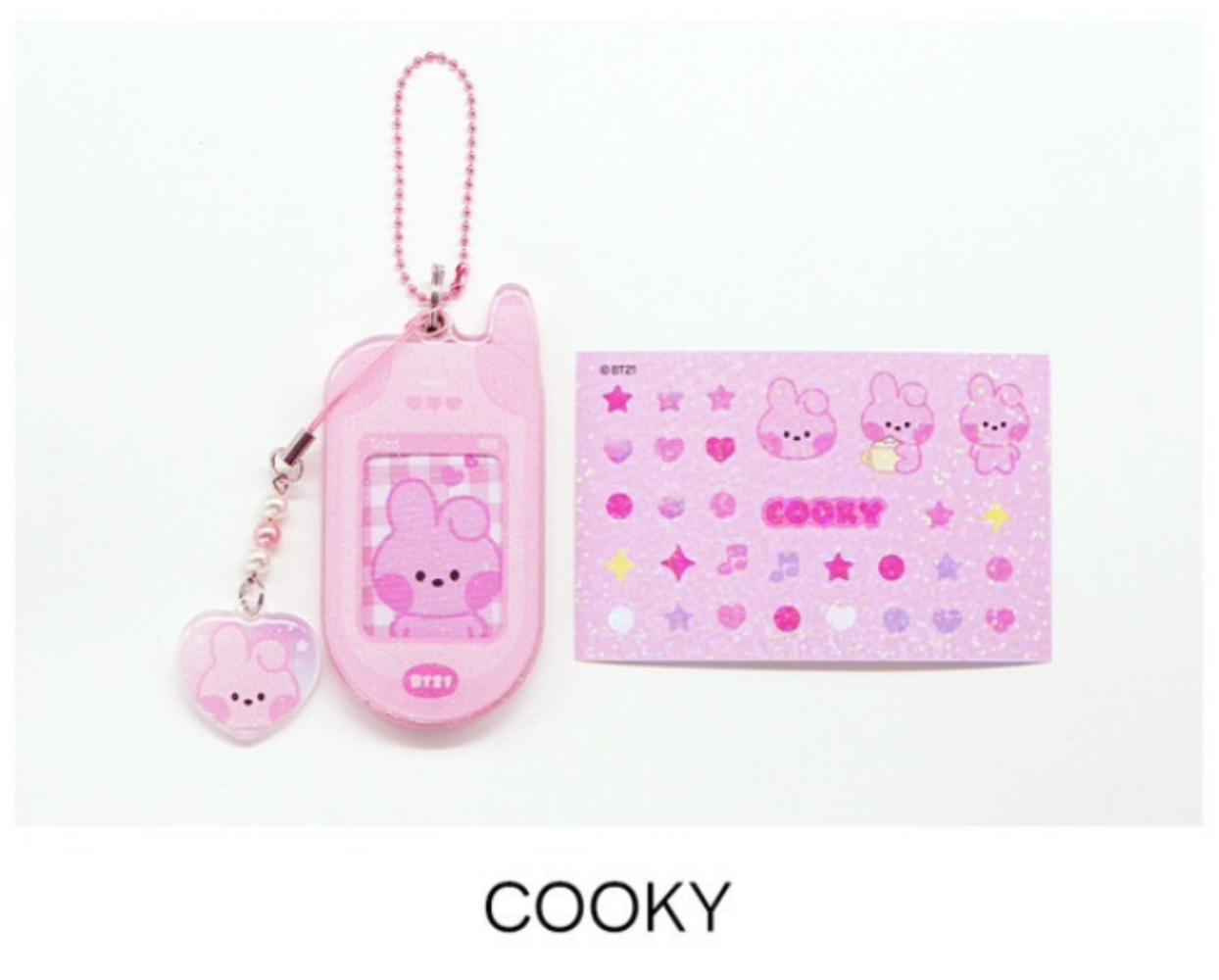 Брелок для телефона в стиле ретро BT21 Minini — фото 10