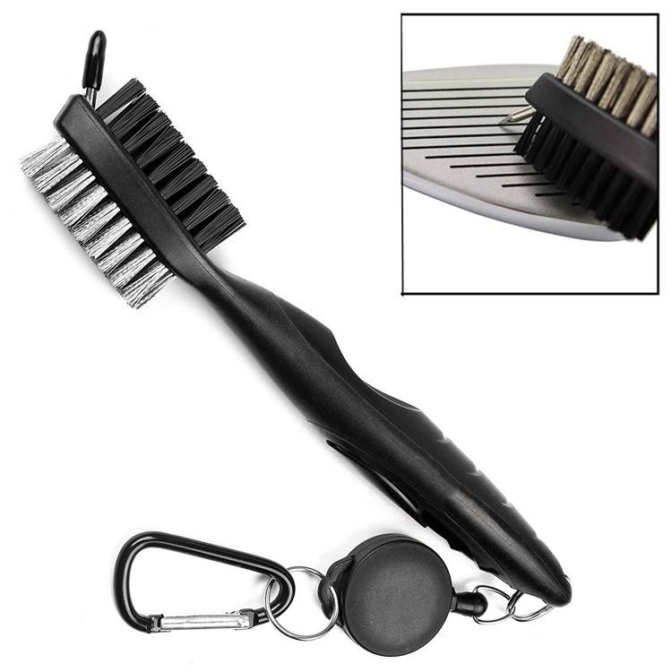 Club Cleaning Brush Golf Club Brush Golf Grooves Cleaning Brush 2 Sided for Golf Putter Wedge Effective Golf Ball Cleaner Tool