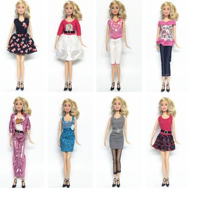 3pcs/5pcs Handmade Casual Style Bobbi Doll Clothes Set Elegant Dress for 11" Dool Pullip Doll/Jenny