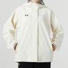 Under Armour Solid Color Outdoor Training Fitness Woven Hooded Jacket Women Jackets Off-White 23600402-101