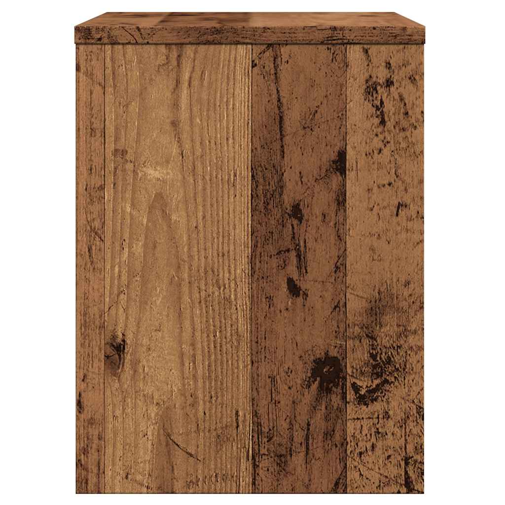Vidaxl Szafka Nocna, Stare Drewno, 40X30X40Cm, Materiał Drewnopochodny