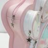 Y2K Cat Paw Print Multi-Pocket Korean Ulzzang Crossbody Backpack Large Capacity Sweet Cool Style Girls Fashion Shoulder Bag