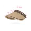 Straw Empty Top Hat Summer Outdoor Travel Sun Hat Women's Big Brim Sun Hat