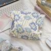Floral Makeup Bags Women Cosmetic Bag Artistic Print Clutch Bag Travel Organizer Wash Bag Portable Makeup Pouch Key Phone Pouch