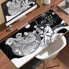Schwarz-Weiß-Mauspad XXL HD Anime-Mädchen Schreibtischunterlage Erweiterte Gaming-PC-Tastaturmatten Große Gamer-Collage Horror-Anime-Mauspad