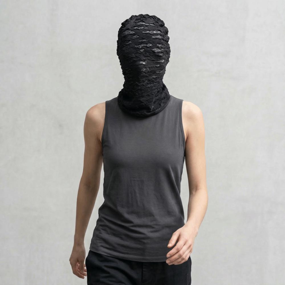 Black Color Full Ski Mask No Hole Design Head Cover Hat Fashion Balaclava Cap Cosplay Events
