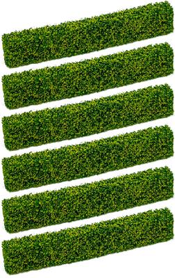 Set of 6 Yellow and Grass Plants for Diorama Miniature and Miniature Garden Scenery UB-Lab. Yellow-Green Models, Trees, Hedges,