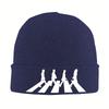 Minimalistic Abbey Road B-Beatles Merch Winter Warm Knit Beanie For Men Women Knitted Caps  Bonnet Knit Hat