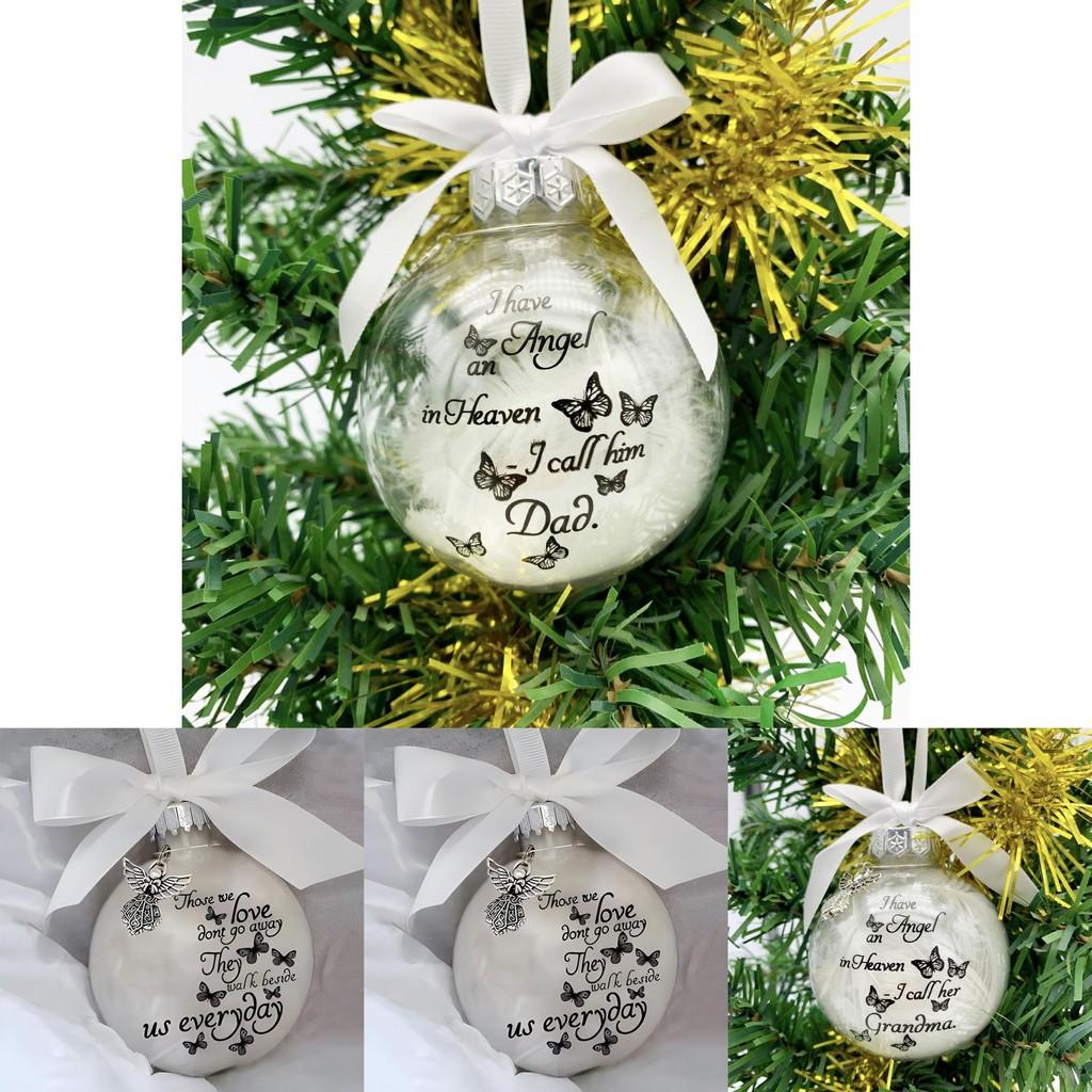 Luxury Butterfly Modern Round Keepsake Ball For Family Celebrations Christmas On