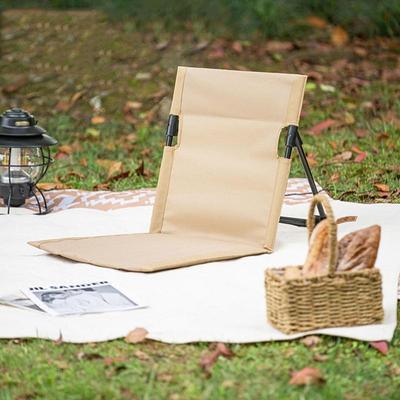 Portable Folding Camping Chair Stadium Seats Comfortable Backrest Cushion Outdoor Moon Chair For Hiking Picnic Fishing Chairs
