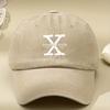 Letter Printed Hat New Style Baseball Cap for Men and Women European and American Washed Old Soft Top Retro All-match Peaked Cap