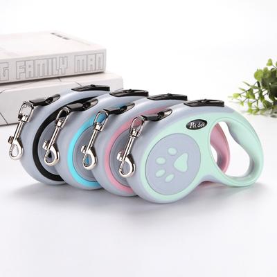 3-5 m Nylon-Hundeleine, automatisch einziehbar, langlebige Katzenleine, die sich zum Gehen und Laufen von Welpen eignet, Traktionsroulette für kleine Hunde